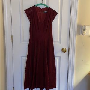 Eva Franco Lace midi dress